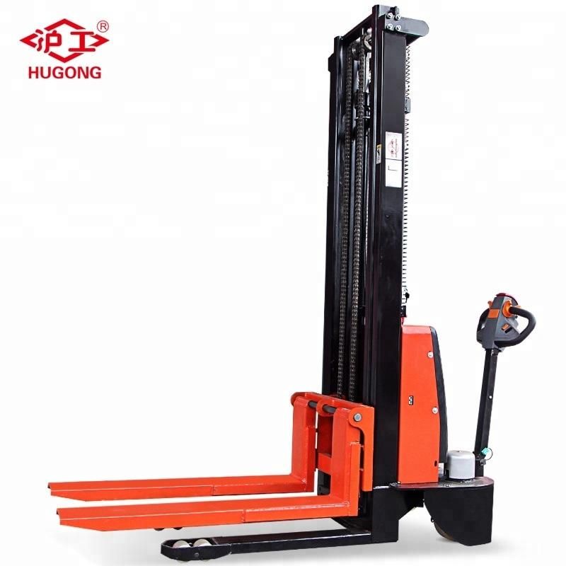 Good Price 1.5 Ton 3m Semi Electric Pallet Stacker Forklift