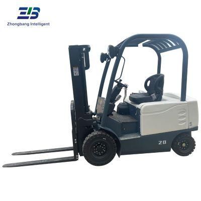 Full AC System 2ton Electric Forklift Truck with 3stage 4.8m Full-Free Lift Mast