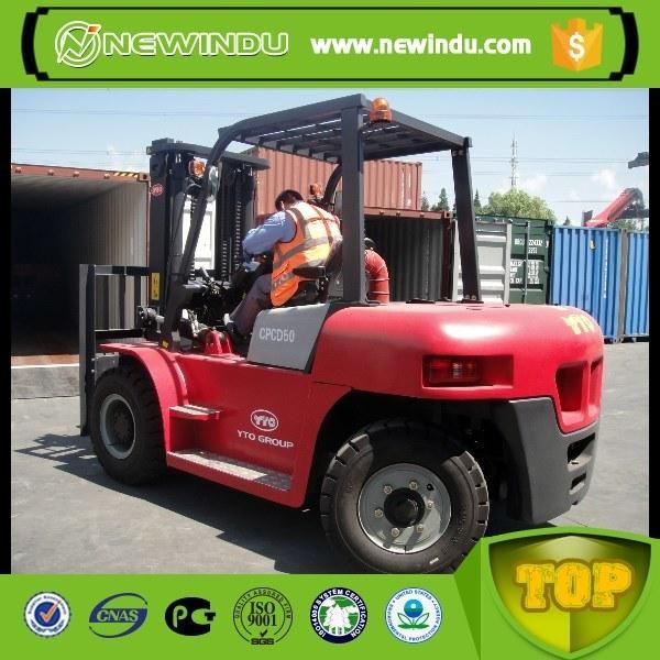 Diesel Forklift 3m Lifting Height 5ton Cpcd50 Forklift Truck with Factory Price