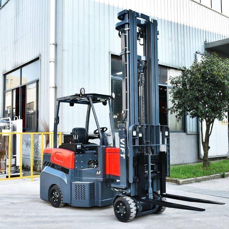 Vift 1.5 2.0 2.5 Ton Electric Articulated Forklift Truck Lifting 5m 7m 8m 9m 10m for Narrow Aisle Working