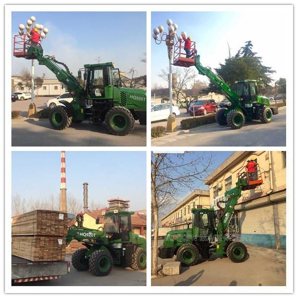 Haiqin Brand Telescopic Forklift Loader (HQ920T) with 5.68m Lift Height