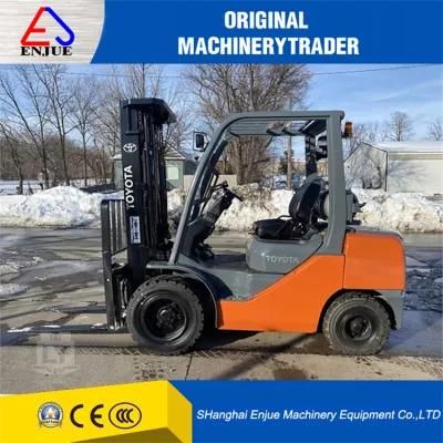 Used Diesel Forklift Toyota 8f30 Good Performance Japanese Isuzu Engine Diesel Second Hand Forklift on Sale