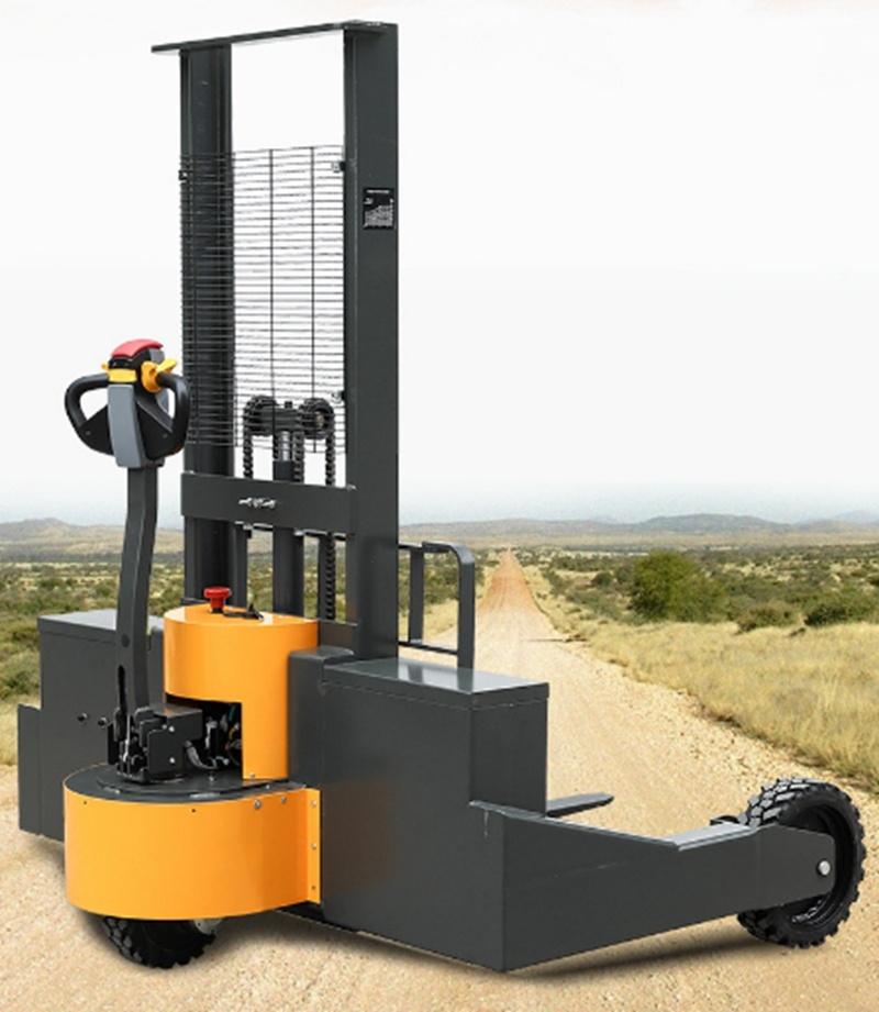 off-Road Electric Stacker Hydraulic Loading Lift Outdoor Carrier Stacker