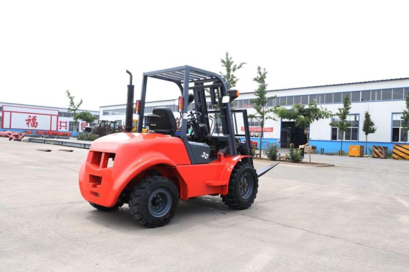 Haiqin Brand All-Terrain Forklift (HQ30) with Euro 5 Engine