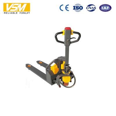 Material Handling Equipment 1.2ton 1.5ton Full Electric Pallet Truck, Pallet Jack with Lithium Battery