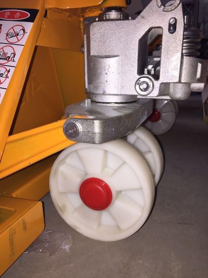 5000kg 5 Ton 10000lbs Hydraulic Pump Jack 1150*550mm Nylon Wheel Hand Pallet Truck