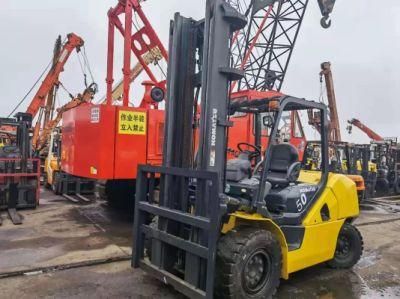 3m Gantry Logistics Equipment Original Japan 5t Komatsu Fd50-7 Used Side Shift Forklift 4t Fd50-10 Second Hand Forklift