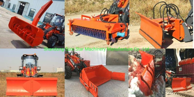 Ez936f 3t Wheel Forklift Truck Small Loader Multi Functional Mini China Forklift for Manufacturer Construction Medium Bucket Machinery Compact Front Loader
