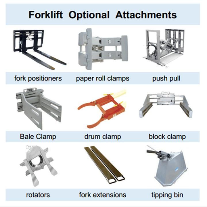 2ton 2.5ton 3ton 3.5ton 5ton Diesel Engine Forklift Truck with Paper Roll Clamp