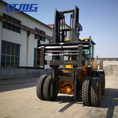 Ltmg 4WD Wheel Drive 10 Ton Rough Terrain Forklift with Cabin