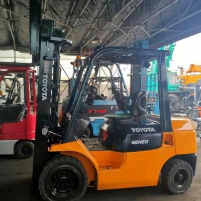 Hydraulic Control 4y Engine 8fg25n Second Hand Toyota Forklifts 2.5t Used Toyota 7fg25n 8fg25n Gasoline Forklift Original Japan