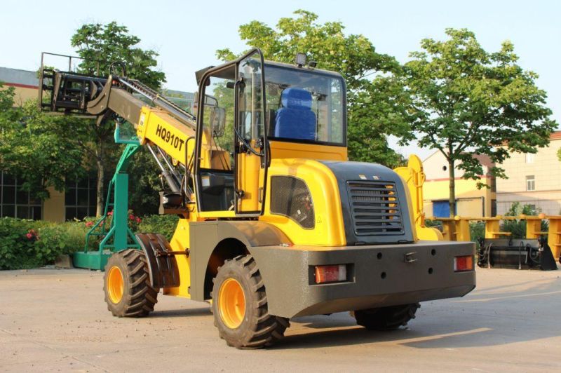 China Small Telescopic Forklift (HQ910T) with EPA 4 Engine