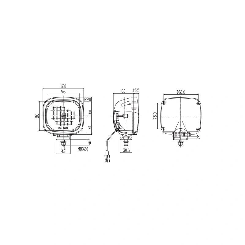 Forklift Parts Forklift Lamp Bfp18024