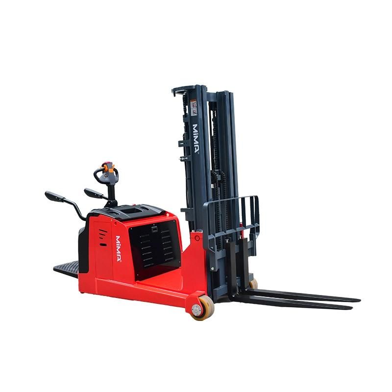 Convenient to Use 1t-5t Ride on Electric Pallet Stacker with CE