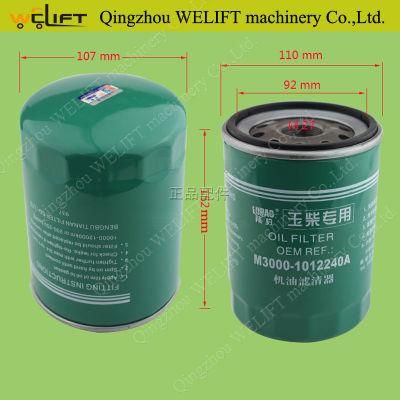 Forklift Spare Parts Jx1013 Oil Filter 10120b for FAW Engine