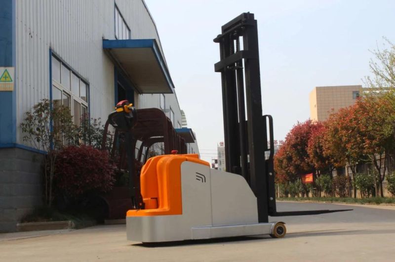 900kg 1000 Kg Counterbalanced Electric Pallet Stacker 3000mm 3m Walking Type Battery Stacker