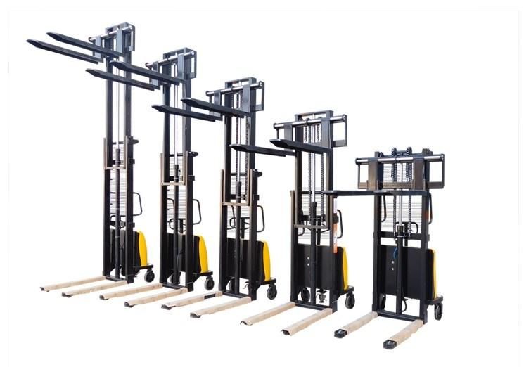 2ton Semi Electric Pallet Forklift Truck with Battery Lifting Height 3000mm