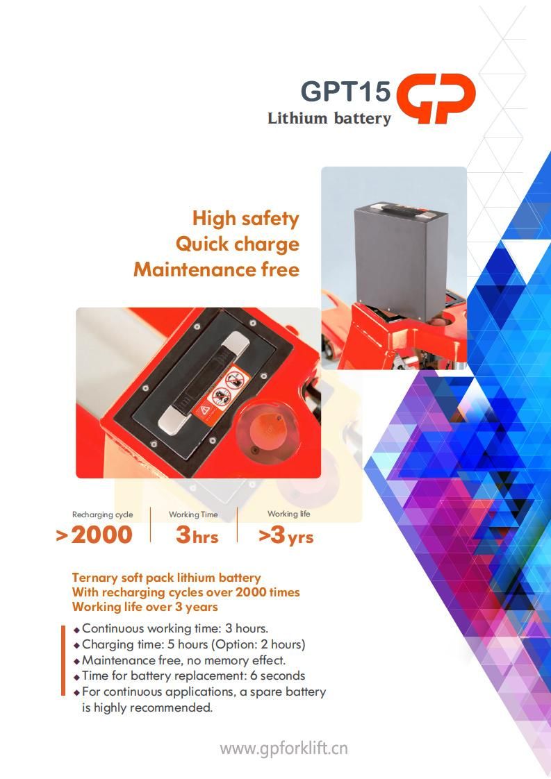 Hot-Selling New Type 1.5t Full Electric Pallet Truck with Good Quality