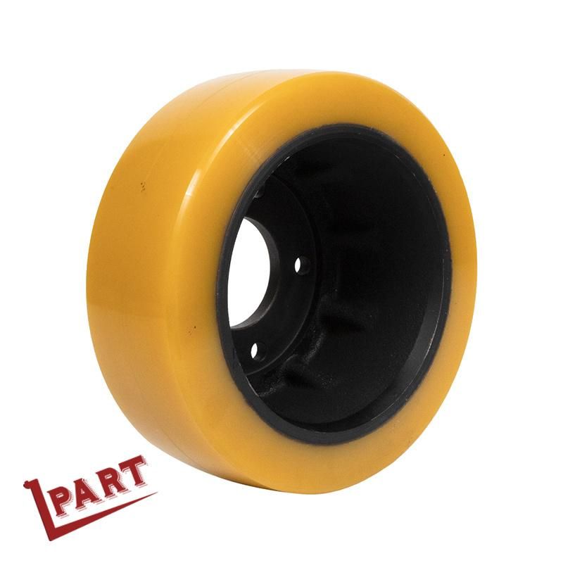 Forklift Spare Parts Polyurethane Drive Wheel 215X75/90X45mm