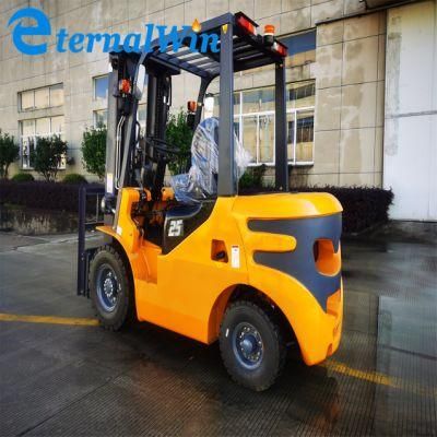 2 Ton Hydraulic Diesel Fork Lift Truck Forklift Truck 3 Ton Forklift with Spare Parts Manufacturer