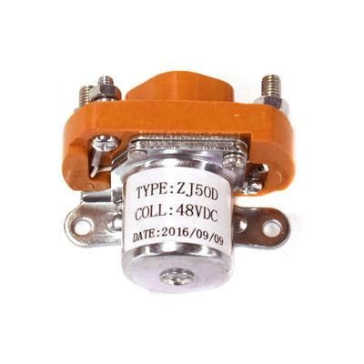 OEM 48V Zj Contactor for Electrical Vehicle Use