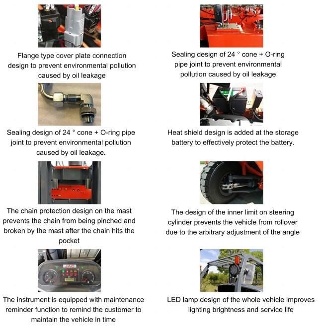 Diesel Forklift Truck 3 Ton 3.5 Ton 4 Ton Hydraulic Manual Forklift with Side Shift /Solid Tyres