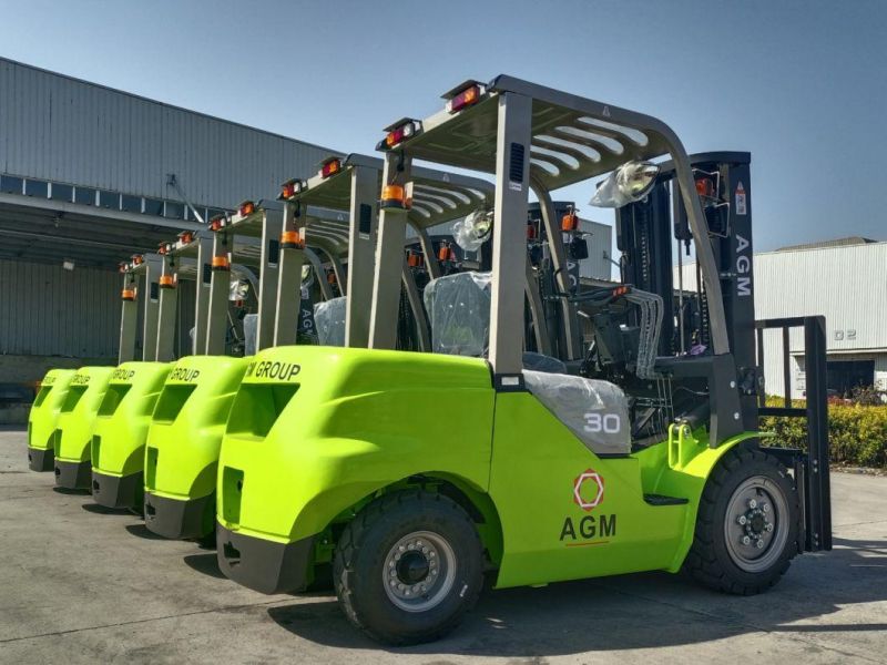 Material Handling Equipment 3 Ton Grua Horquilla Diesel Gas Forklift