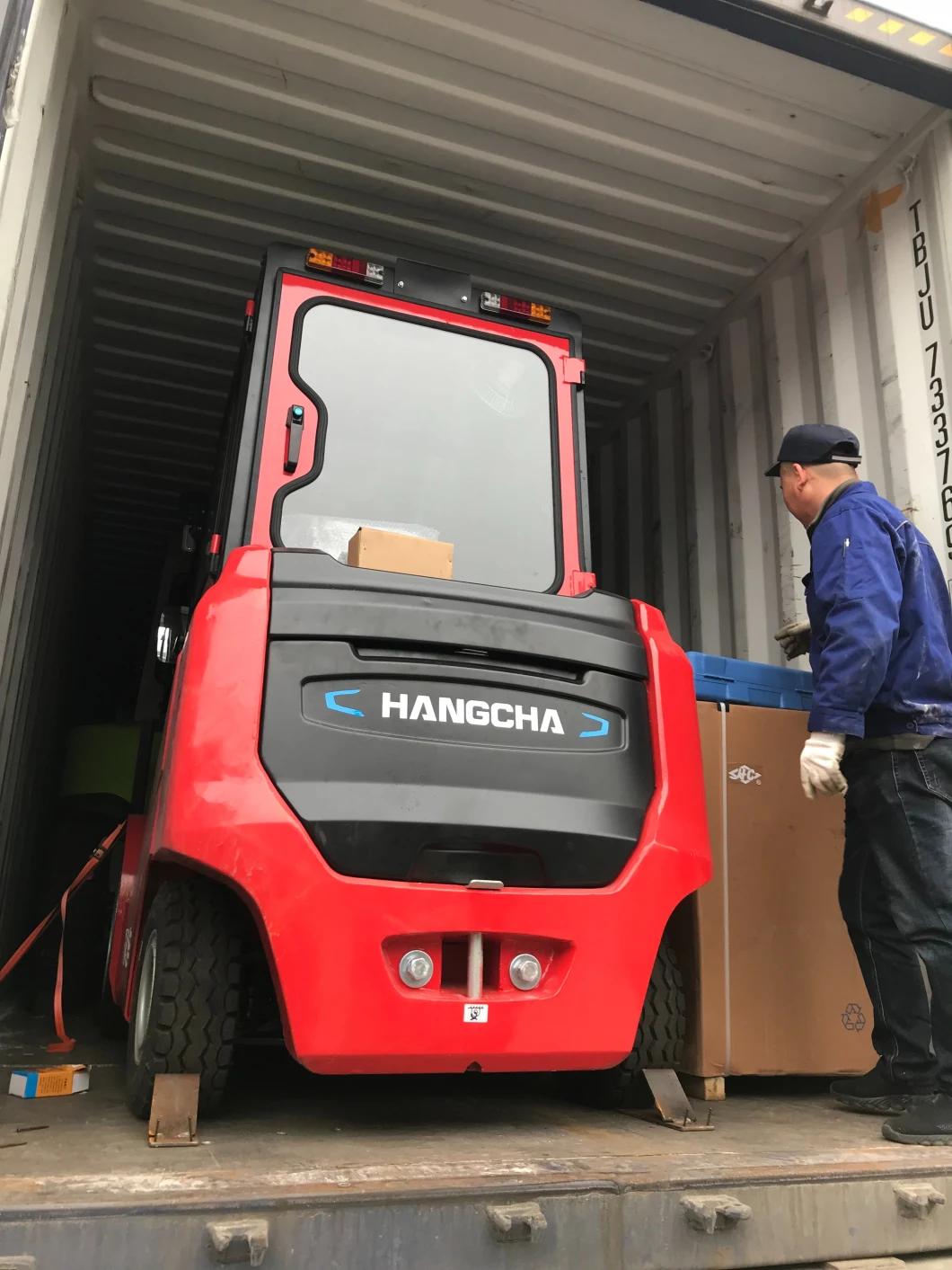Hangcha Cpcd35 3.5 Ton Diesel 4 Wheel Forklift with Cabin for Sale