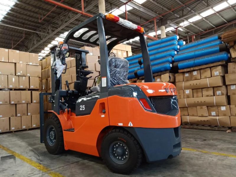 China Brand Diesel Forklift with Push-Pull Device Clamp Forklift Truck