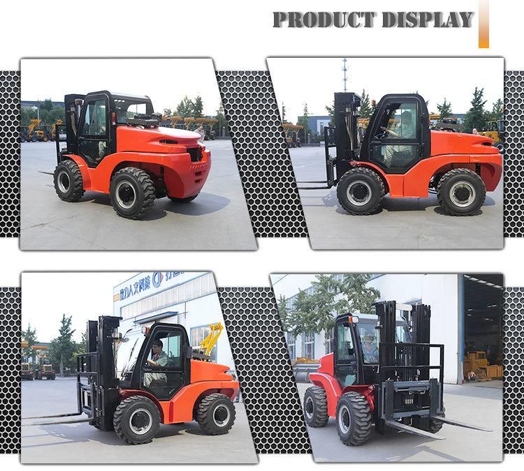 Mammut 3 Ton 3.5 Ton 3000kg 3500kg 4WD Powerful Diesel All Rough Terrain Forklift for Farm