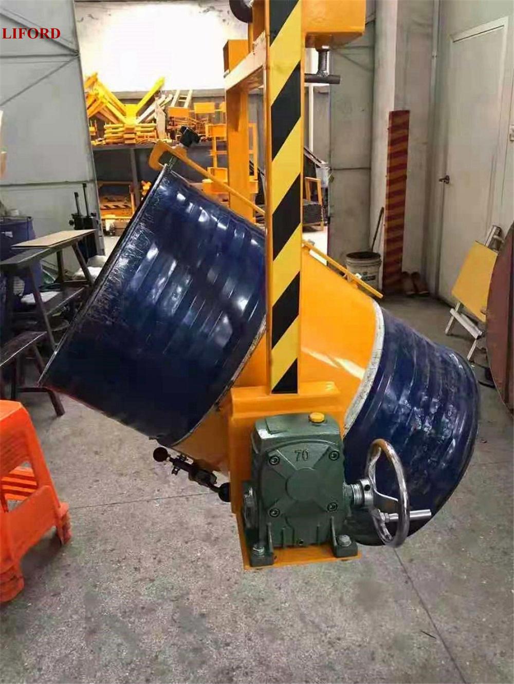 400kg Forklift Accessories Vertical Drum Lifters/Dispensers Drum Handling Lm800