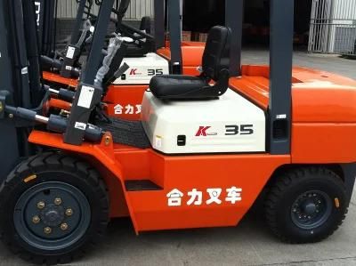 Famous Heli Cpcd50 5ton Diesel Forklift with Positioner