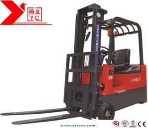 3 Wheels Electric Forklift with Dual Front Drive Wheel 1ton/2ton/3ton 3 Meters