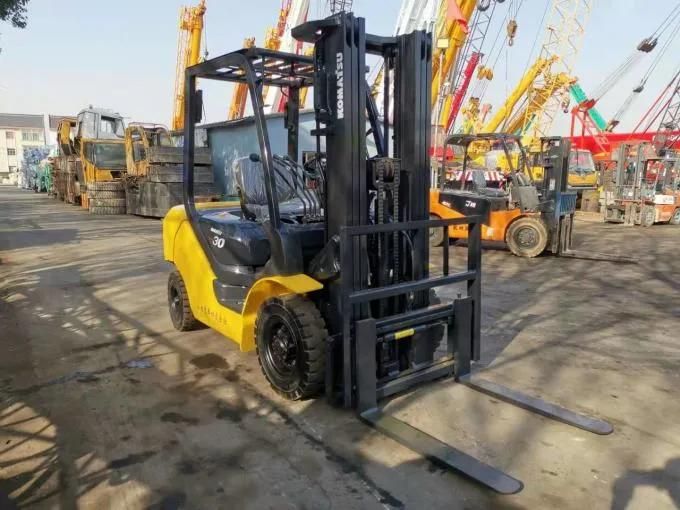 Japan Original Engine 2.5t Komatsu Fd30t-16 Internal Combustion Engine Used Komatsu Fd30-14 Forklift