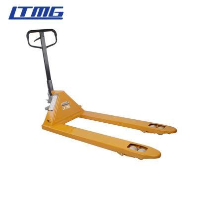Ltmg Hand Weighing Pallet Jack China 1 Ton 2ton 3 Ton Thick Steel Manual Pallet Truck with Scale