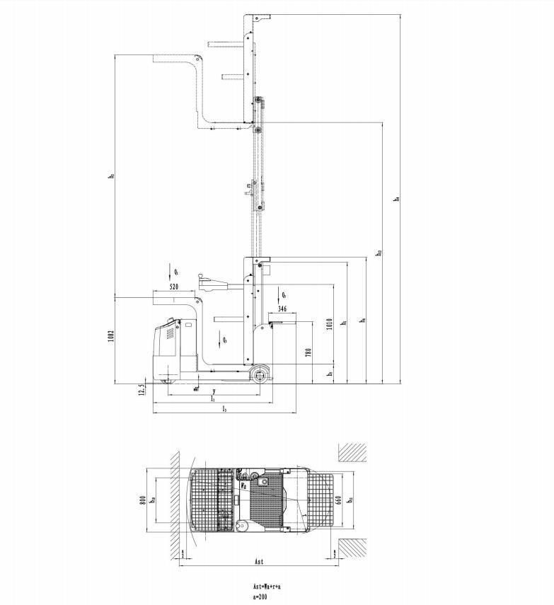 Picking 0.5 T Truck Electric