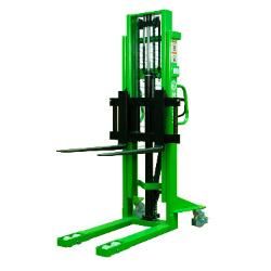 SDJAS 500kg Straddle Legs Hydraulic Manual Stacker with Adjustable Forks