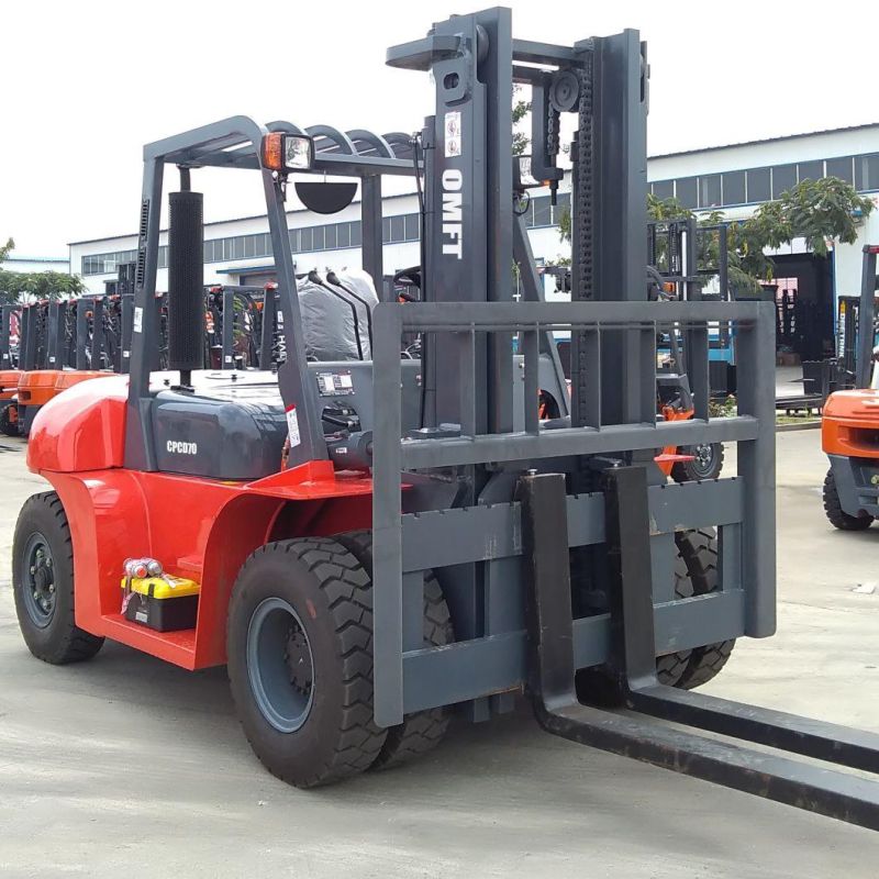 7ton Diesel Forklift with Chinese or Japanese Engine 3m 3.5m 4m 4.5m 5m 5.5m 6m Mast
