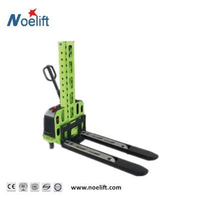 Walkie Pallet Stacker Hydraulic Portable Lift Stacker 500kg Self Loading Stacker Electric Forklift