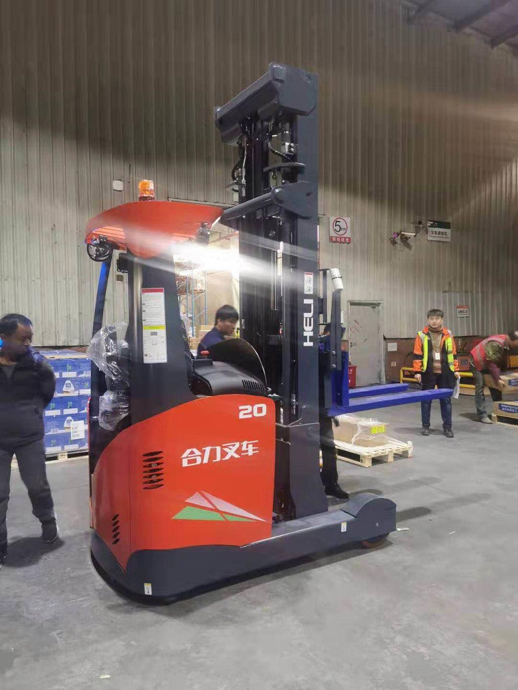 China Top Brand Heli 1.6t 1.8t 2t 3t 5t Warehouse Reach Truck Electric Forklift Cqd16