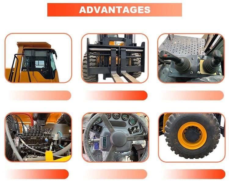 New Good off-Road Performance 4WD off Road Forklift for Sale