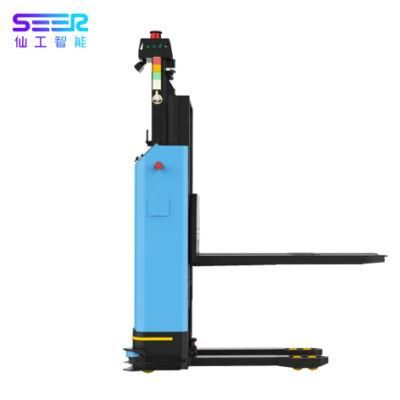 Seer New Electromagnetic Brake Laser Slam Automatic Navigation, Walking Driving Agv Forklift Manufacture