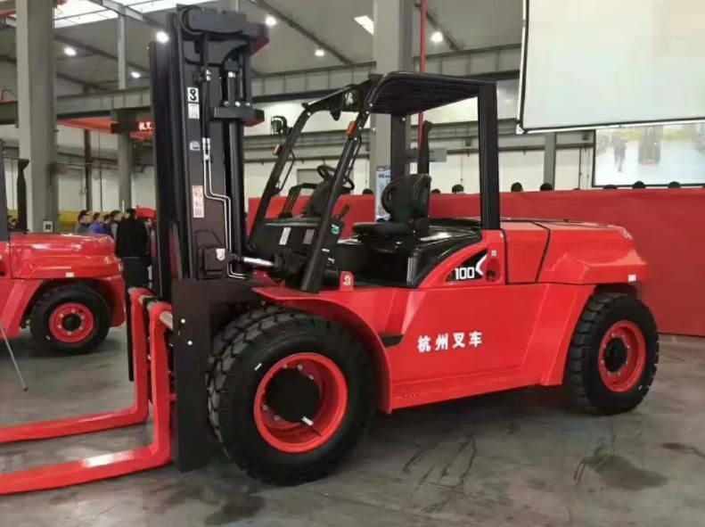 Hc New 5 Ton Diesel Forklift Truck Cpcd50 with Side Shift Fork Positioner Container Mast