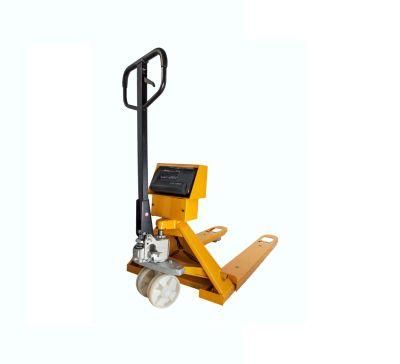 3 T Pallet Truck Forklift 2t Loading Capacity Hand Pallet Truck with Weight Printer Sale