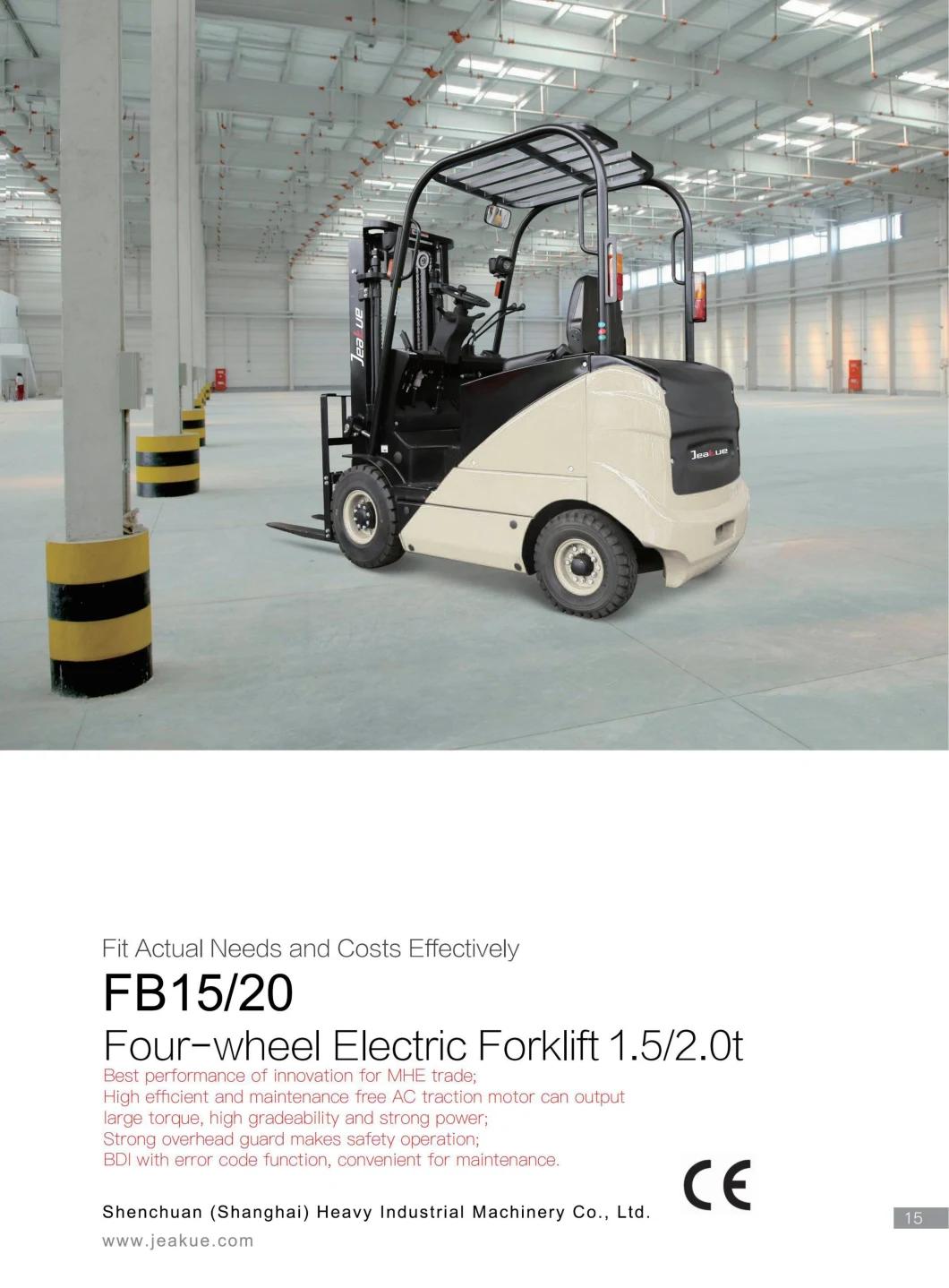 2ton 2.5ton 3ton 5ton Hydraulic Stacker Trucks Capacity Fork Lift Truck Electric Forklift with Four Wheels