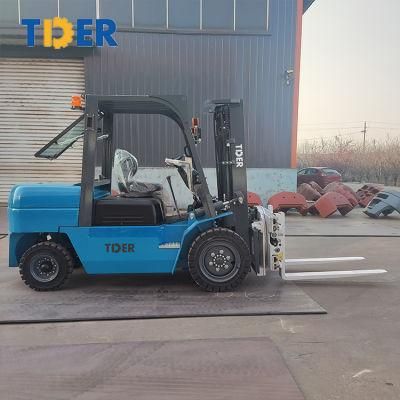 Tder Not Adjustable 5 Ton Fork Lift Diesel Forklift Truck