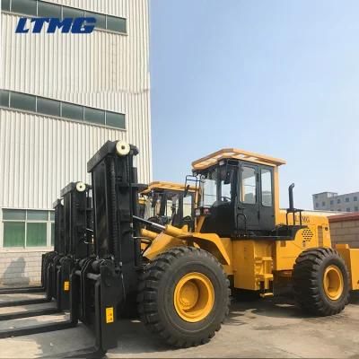 Ltmg off Road Forklift 15ton 20ton 25ton Rough Terrain Forklift with Rops Cabin, Fork Positioner