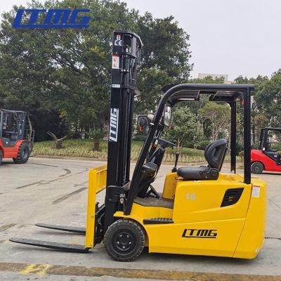 Ltmg New Price of Forklift Four Three Wheel 1.5 Ton 2.5 Ton 3 Ton Weight Electric Forklift with 5 M Triplex Mast