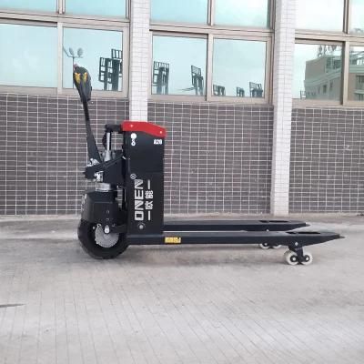 China Maufacturers New 2500 Kg High Electric Pallet Truck Jack Powered Pallet Truck Forklift for Material Handling/Warehouse/Factory Use