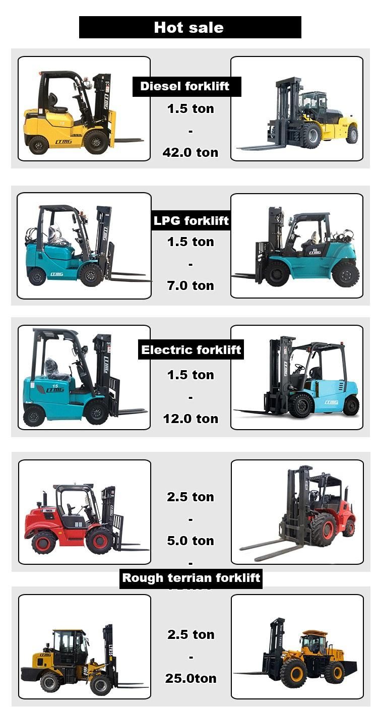 Ltmg 1 Ton 1.5 Ton 2 Ton Dual Fuel Forklift 1.5 Tonne LPG Forklift 1500kg Gasoline Gas Forklift with 4.5 M Lifting Height